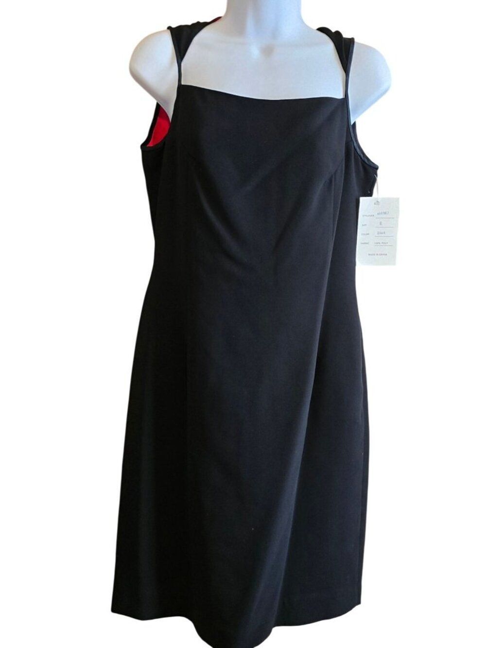 Sleeveless Dress Womens little black dress unique straps sexy romance wedding